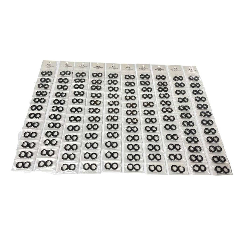BLACK CLIP EARRINGS – 120 PAIRS