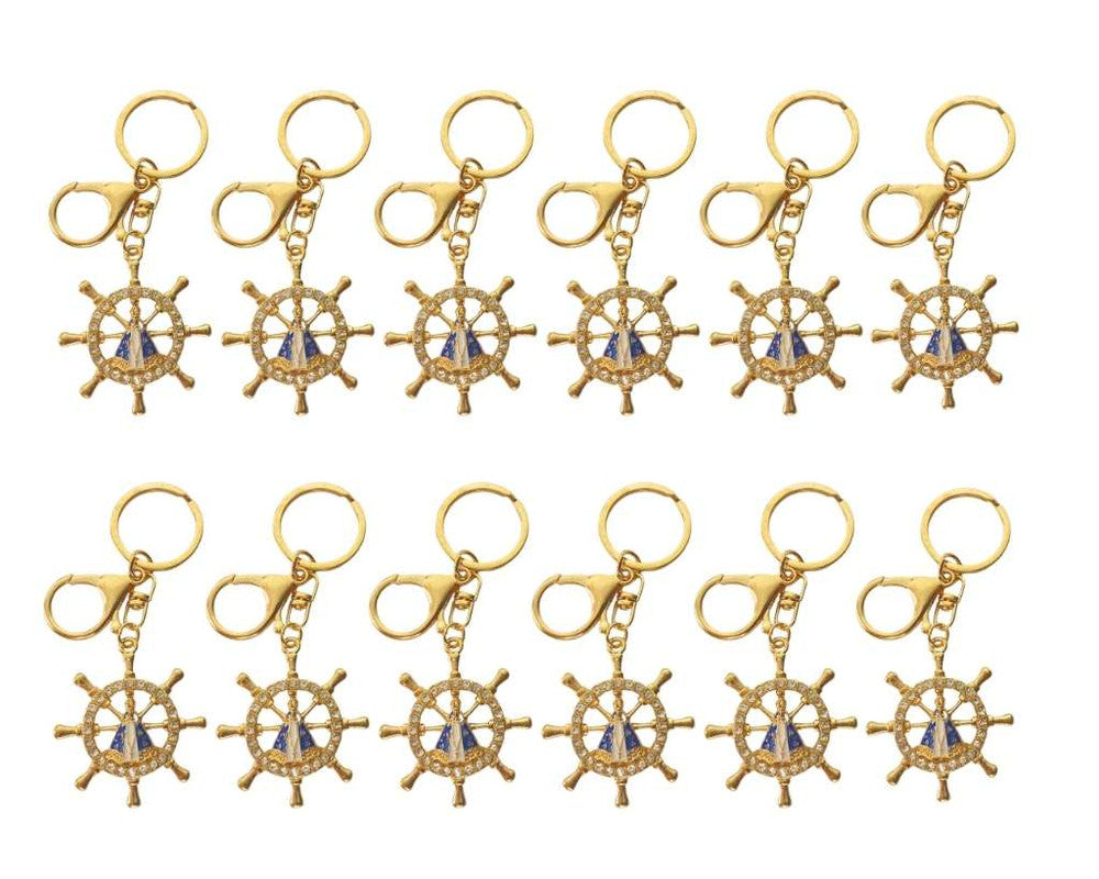 GOLDEN KEYCHAIN O.LADY APPARITIONS – Set of 12