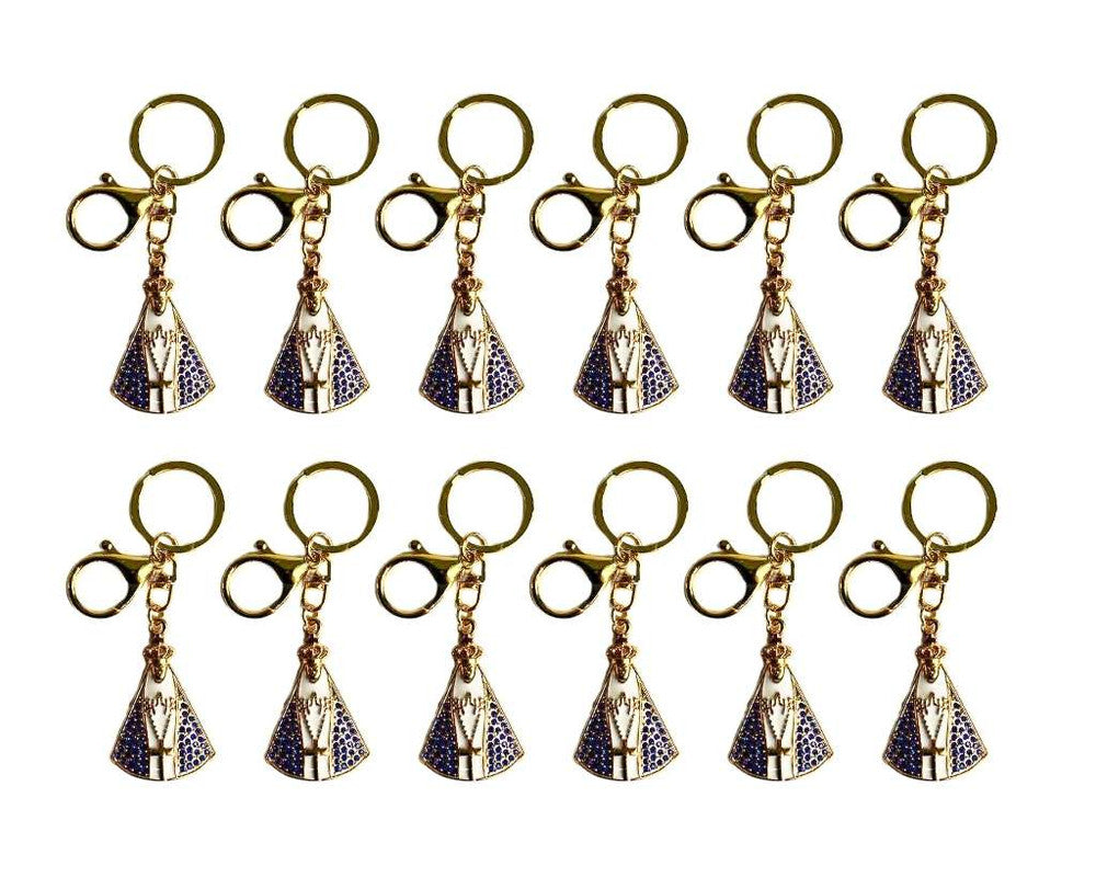 GOLDEN KEYCHAIN O.LADY APPARITIONS – Set of 12
