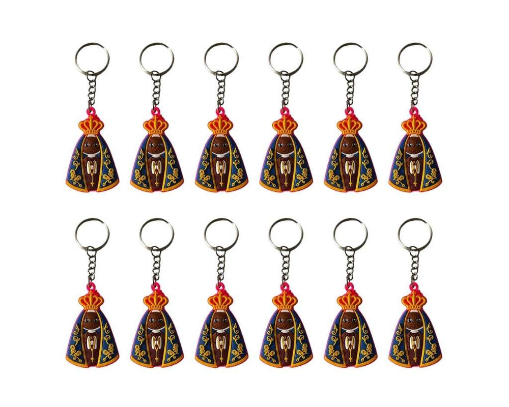 PINK RUBBER O. LADY APPARITION KEYCHAIN – Set of 12