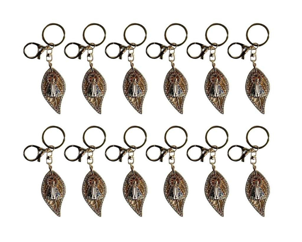 GOLDEN KEYCHAIN O.LADY APPARITIONS LEAF– 12