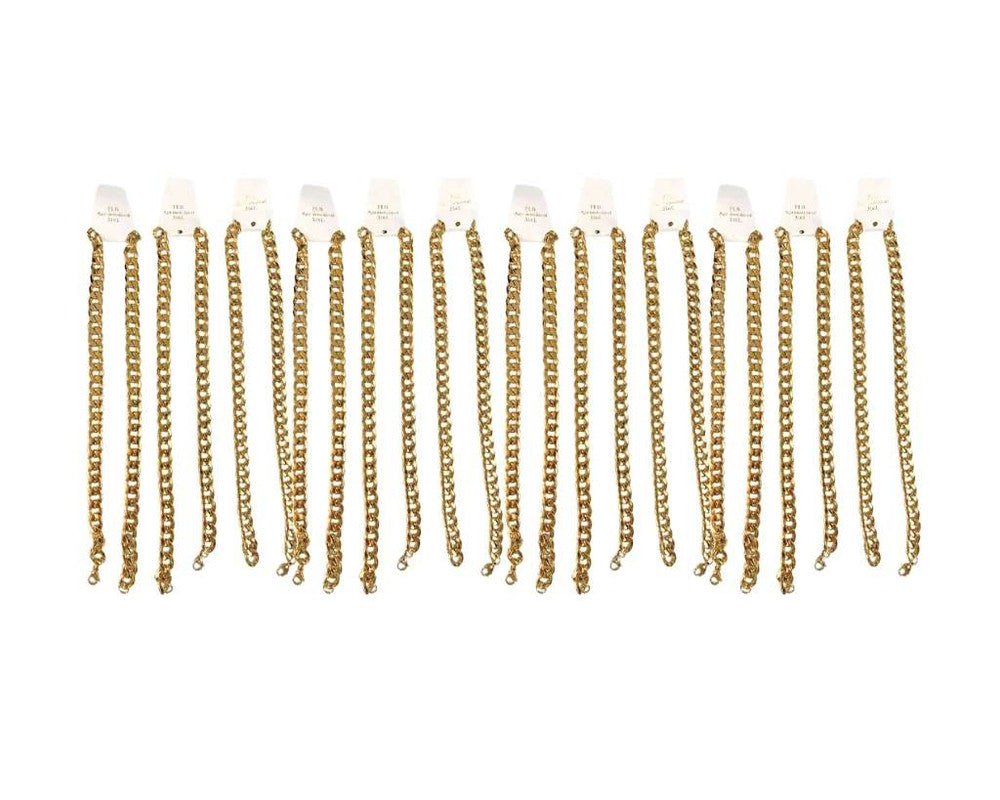 GOLDEN STAINLESS STEEL CHAIN GRUMET 3.0 MM / 60 CM – Set of  12