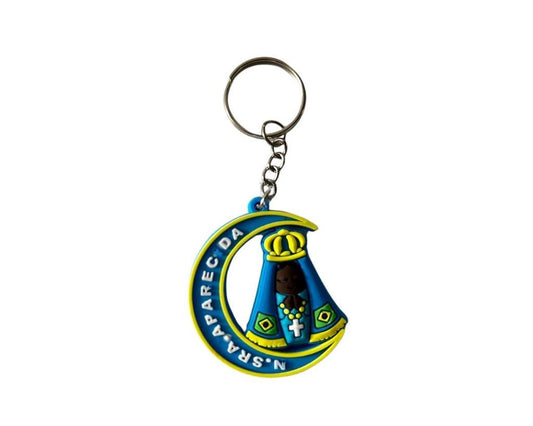 RUBBER KEYCHAIN BLUE MOON O. LADY APPARITIONS  – Set of 12