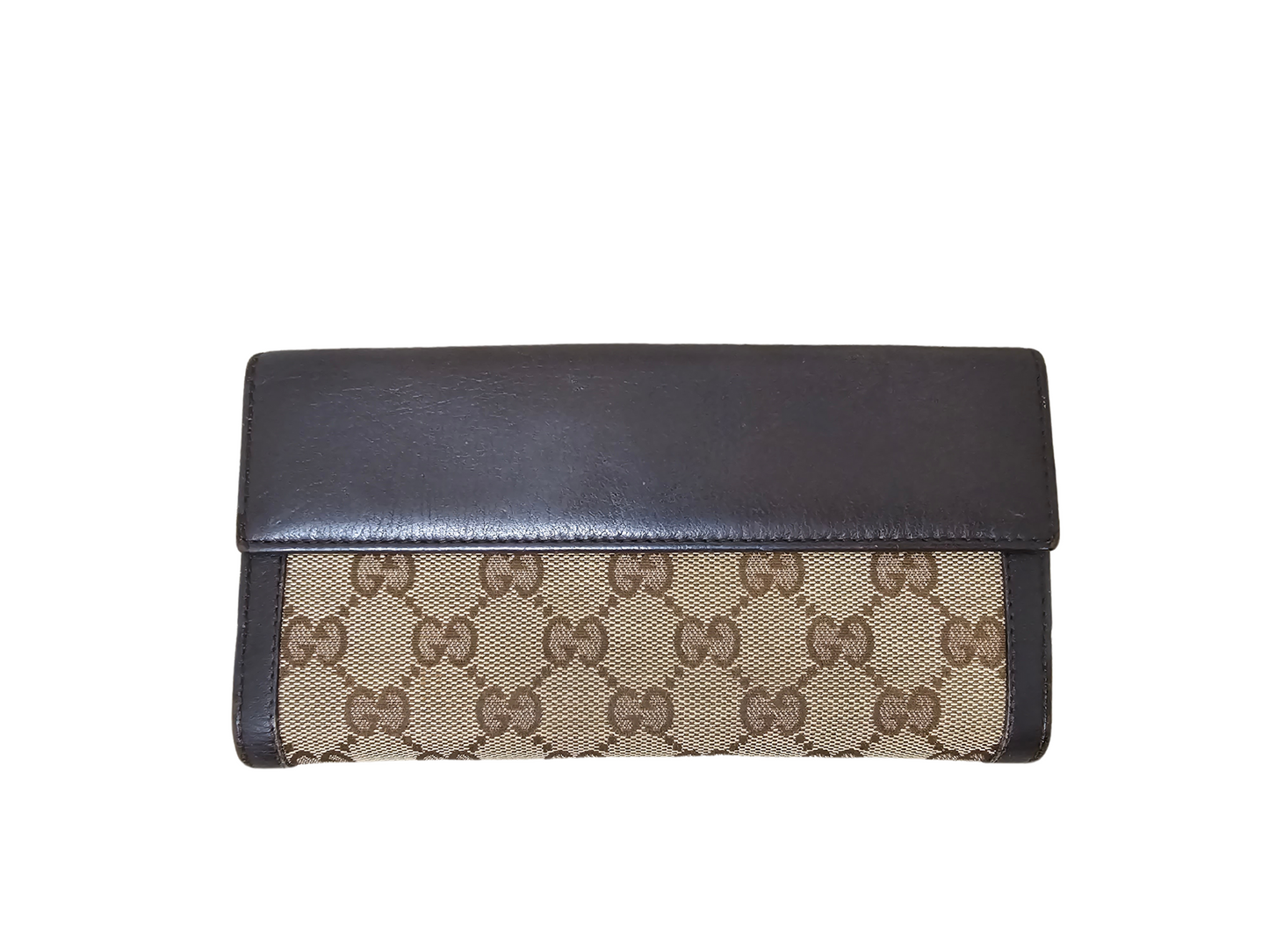 GUCCI GG Canvas Continental Wallet!