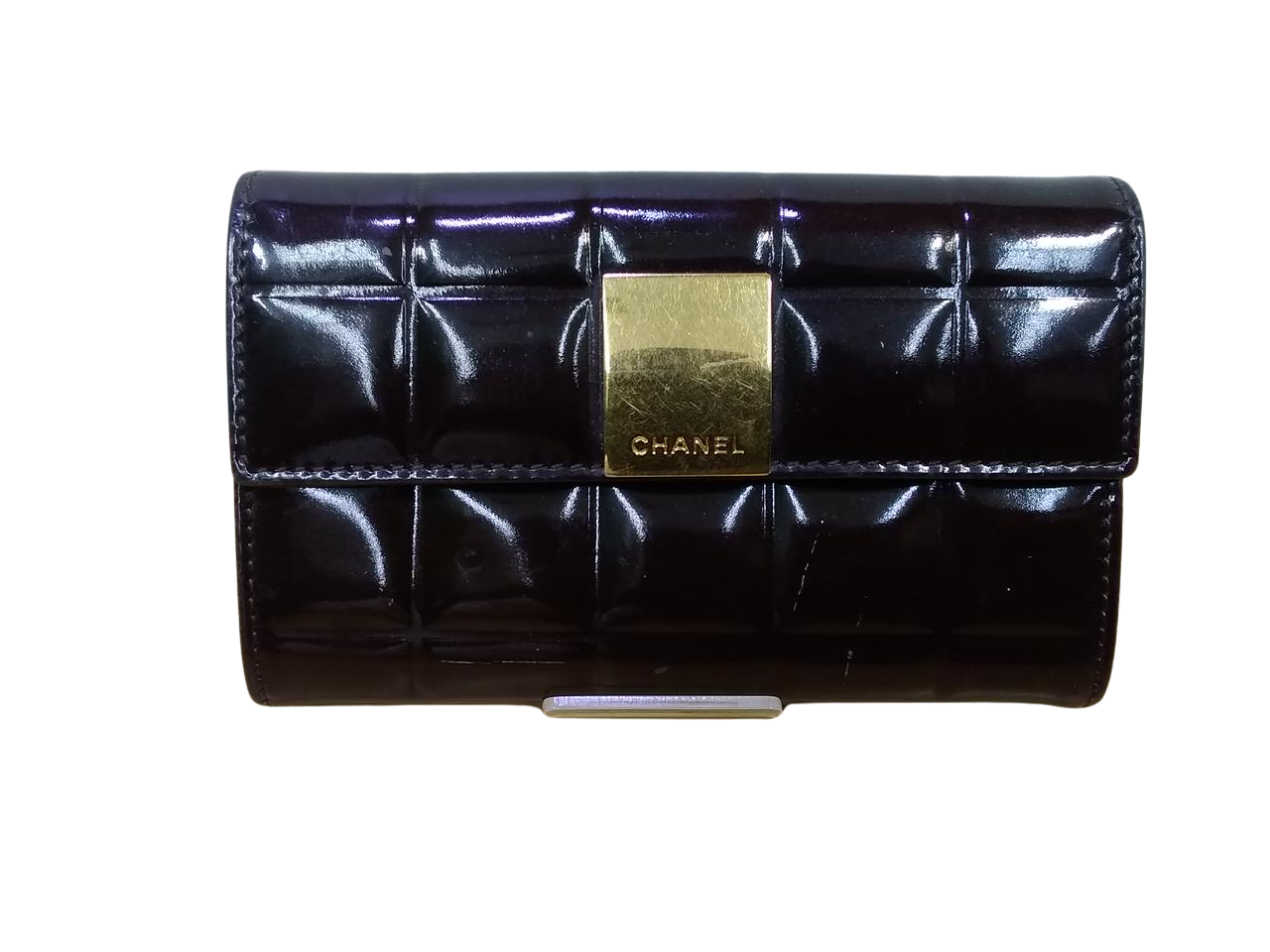 CHANEL CHOCOLATE BAR BIFOLD WALLET!