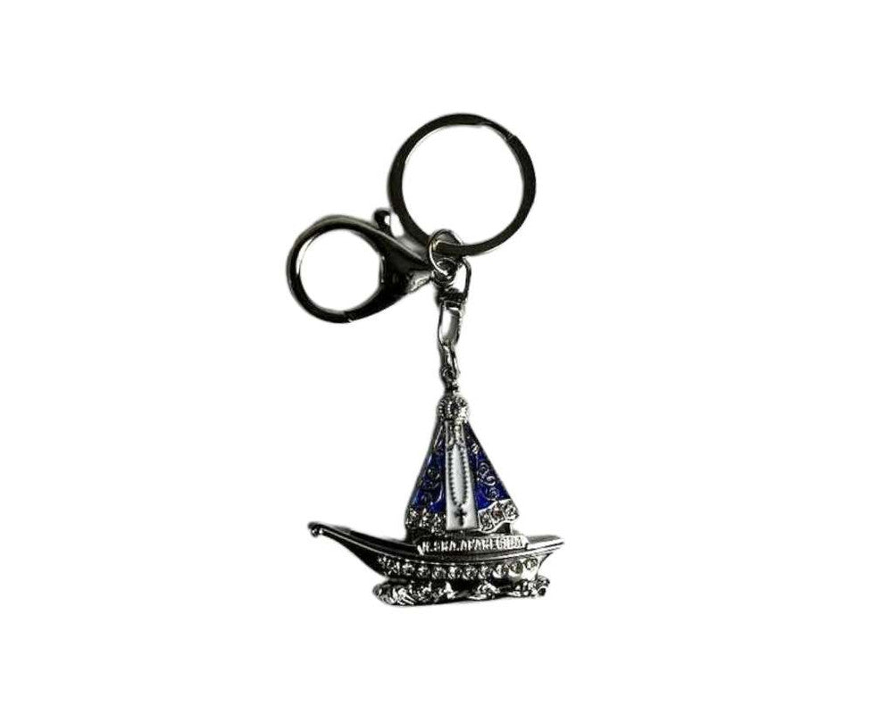 SILVER STAINLESS STEEL BOAT O.LADY APPARITIONS  – Set of 12