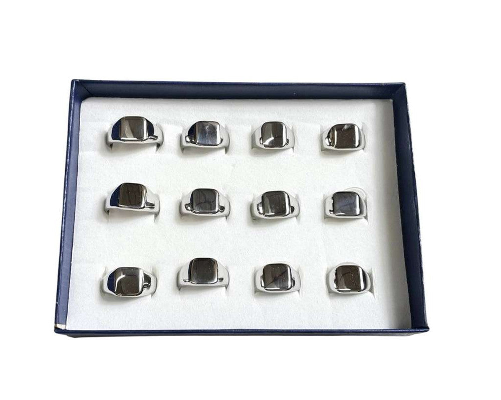 STAINLESS SMALL SQUARE STEEL RING