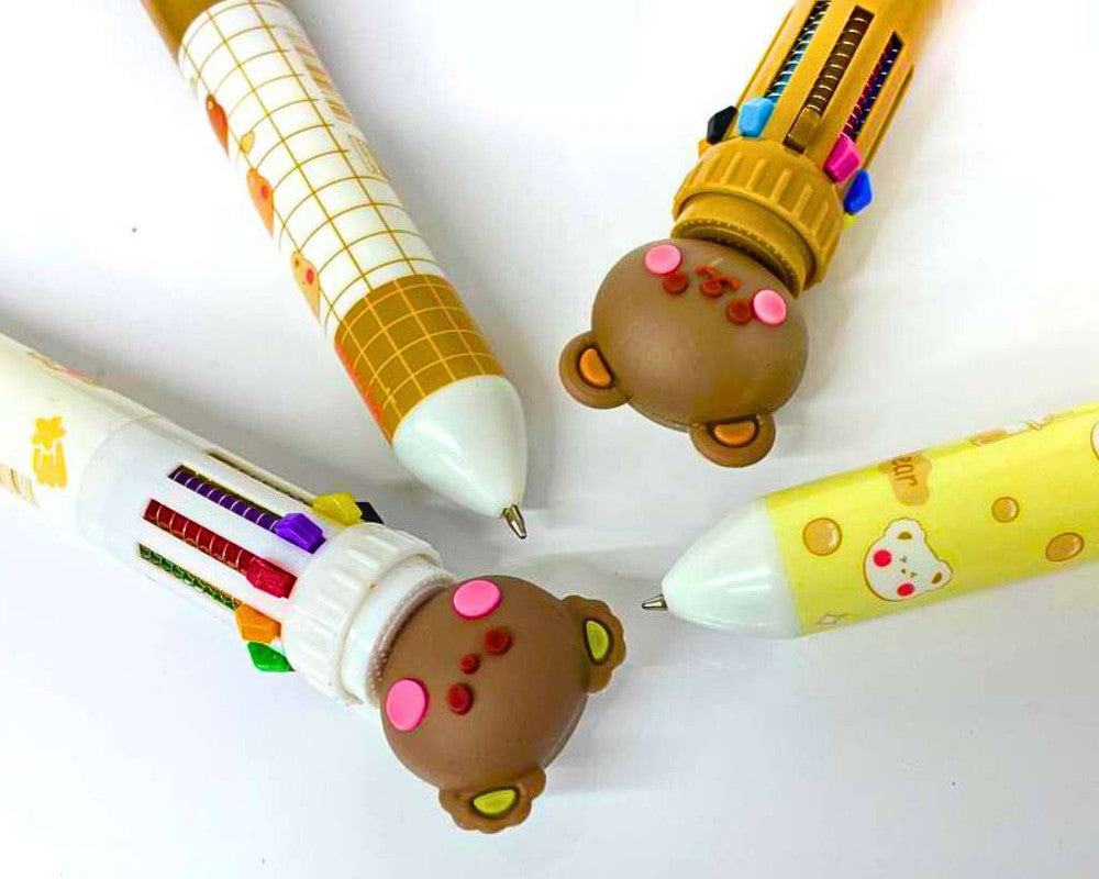 TEDDY PEN 10 COLORS in 1 - Set of 36