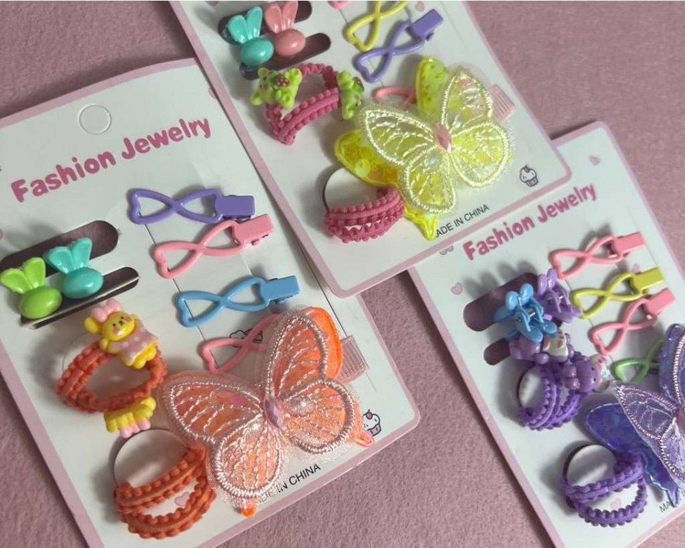 HAIR KIDS ACCESSORIES CLIP- Set of 12