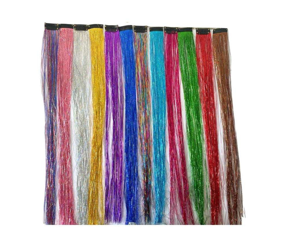 APPLY CARNIVAL COLORED ARTIFICIAL HAIR-Set of 12