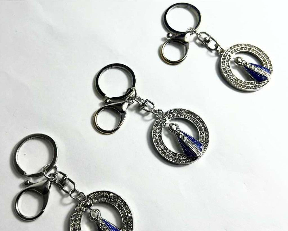 SILVER STAINLESS STEEL CIRCLE O. LADY APPARITIONS – Set of 12