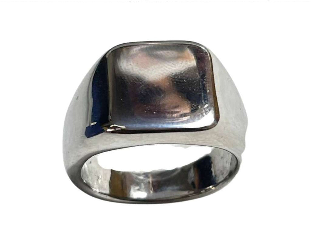STAINLESS SMALL SQUARE STEEL RING