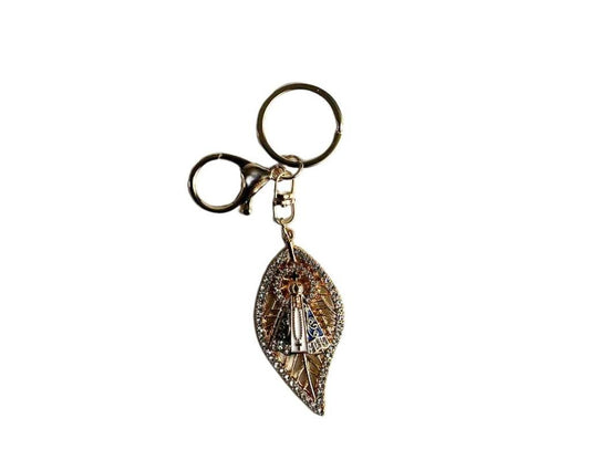 GOLDEN KEYCHAIN O.LADY APPARITIONS LEAF– 12