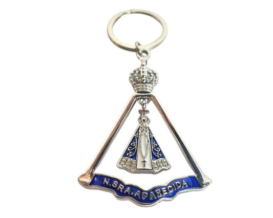 SILVER KEYCHAIN OUR LADY APPARITIONS – Set of 12