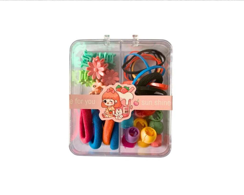 CHILDREN'S BOX  ACCESSORIES CLIPS AND ELASTICS – 12 BOXES