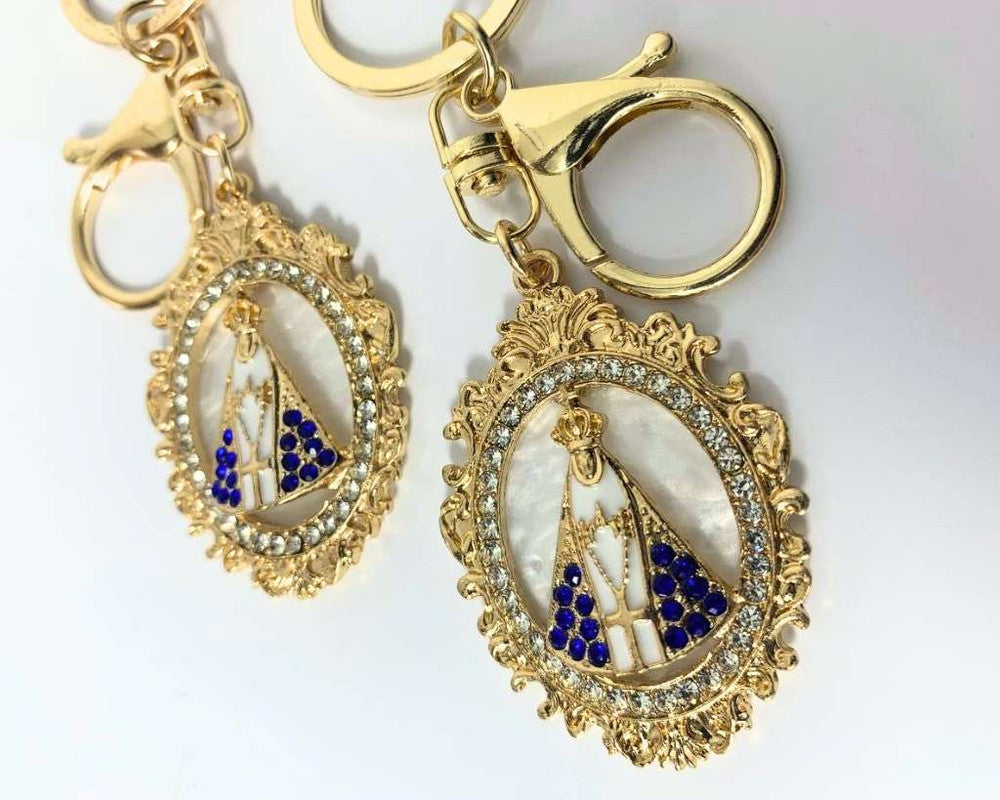 KEYCHAIN O.LADY APPARITION  BLUE  KEYCHAIN – Set of 12