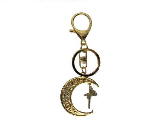 GOLDEN KEYCHAIN FAITH MOON – 12