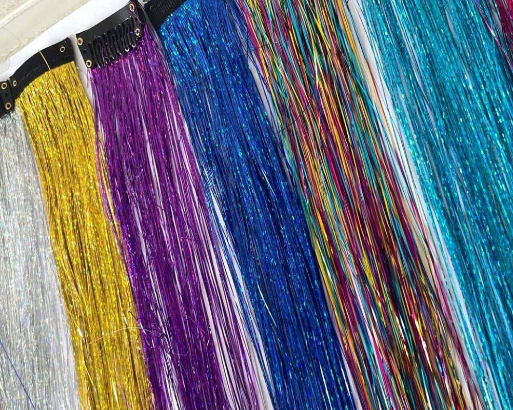 APPLY CARNIVAL COLORED ARTIFICIAL HAIR-Set of 12