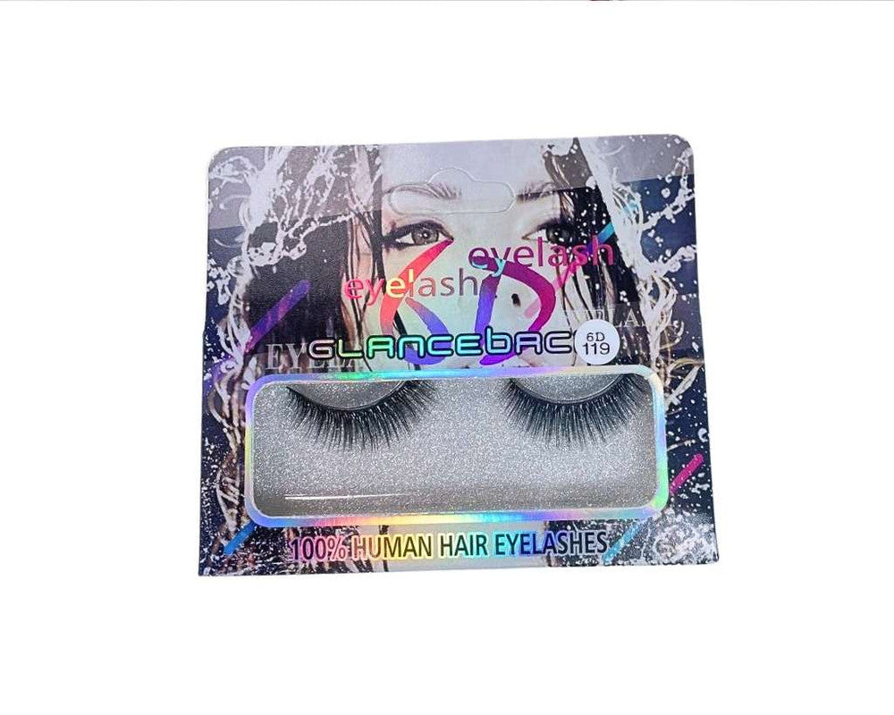 FALSE EYELASHES 6D-119 – 12 Pares