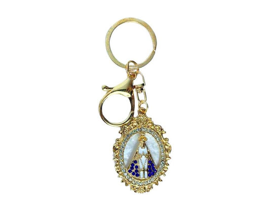 KEYCHAIN O.LADY APPARITION  BLUE  KEYCHAIN – Set of 12