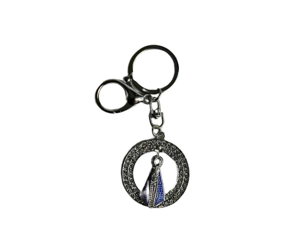 SILVER STAINLESS STEEL CIRCLE O. LADY APPARITIONS – Set of 12