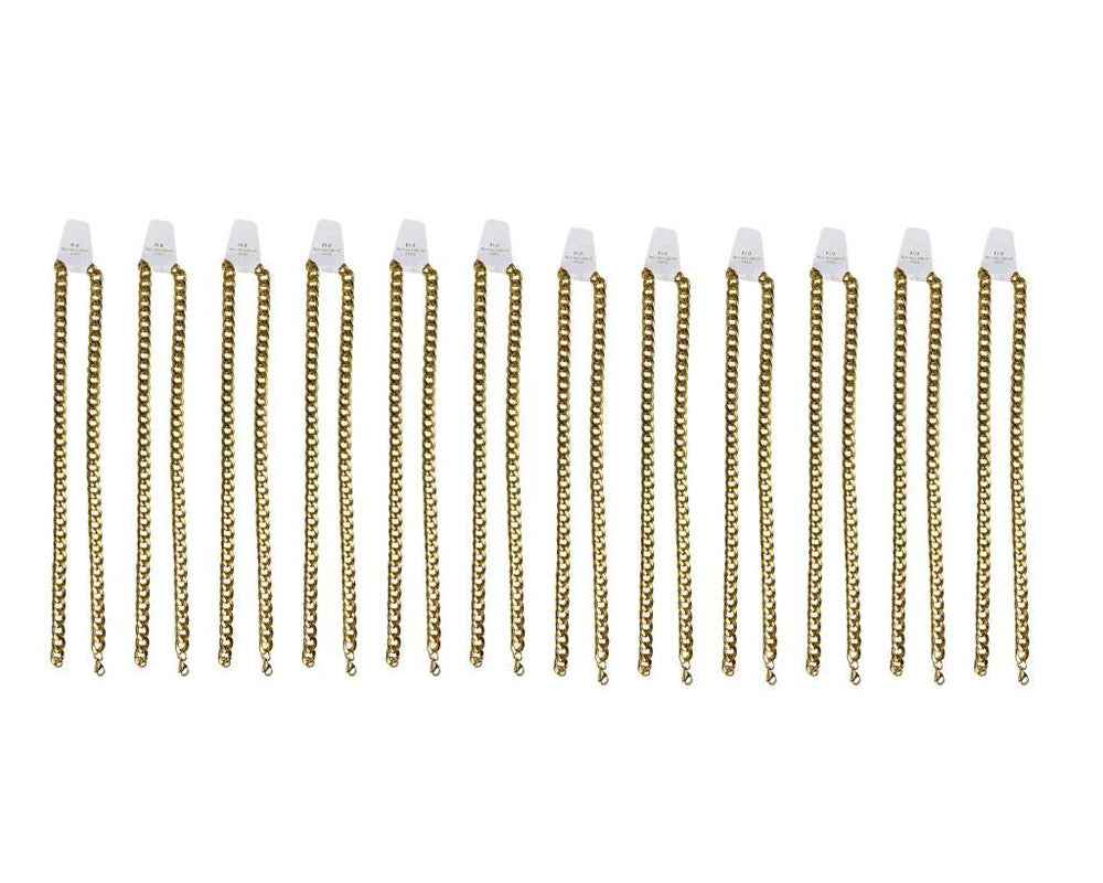 GOLDEN STAINLESS STEEL CHAIN  GRUMET 3.0 MM / 70 CM – 12
