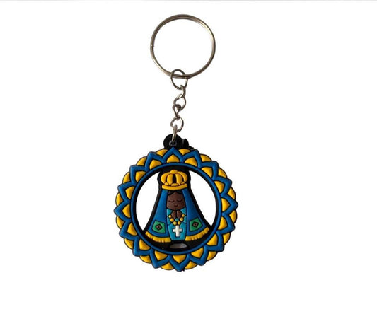 RUBBER KEYCHAIN OUR LADY APPARITION - Set of 12