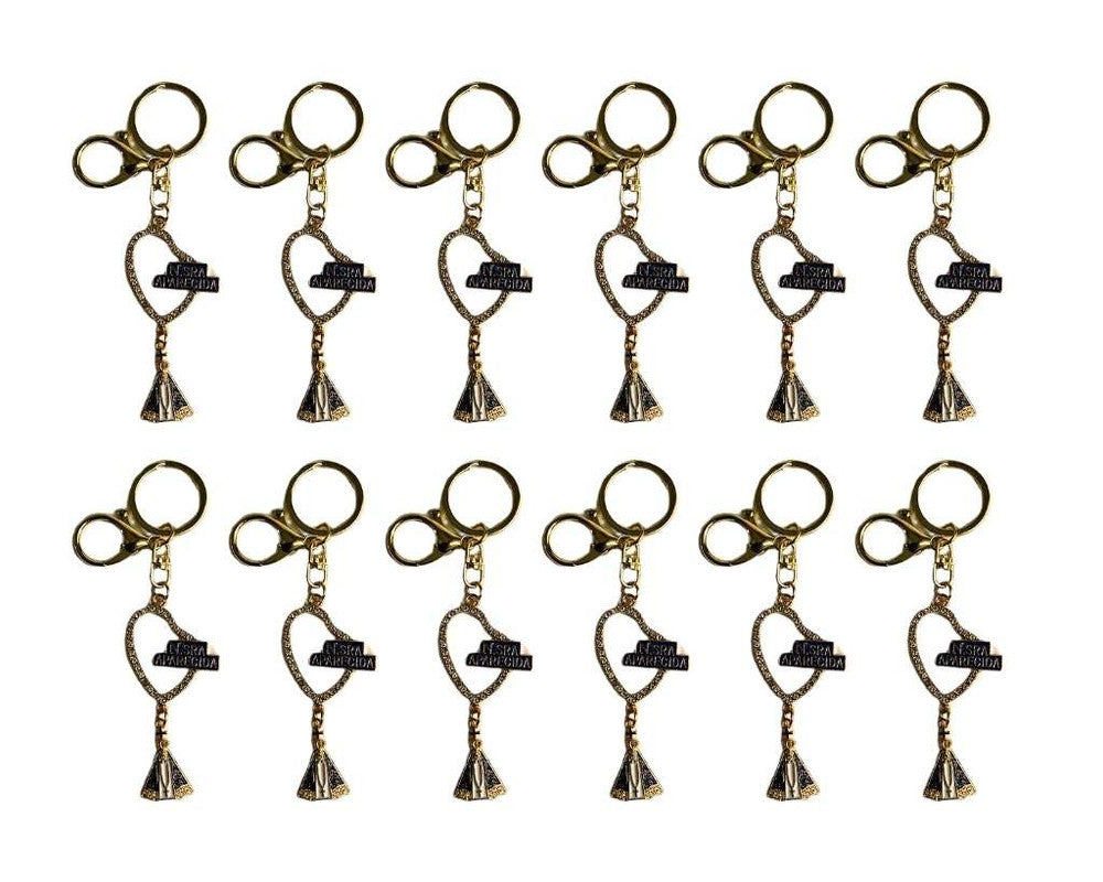 GOLDEN KEYCHAIN O.LADY APPARITIONS THIRD. C  – Set of  12