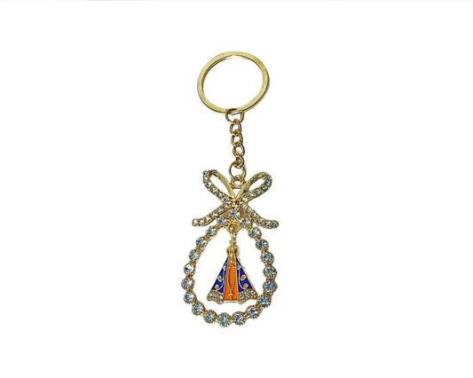 GOLDEN O. LADY OF APPARITIONS KEYCHAIN- Set of 12