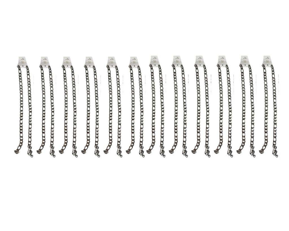 SILVER STAINLESS STEEL FÍGARO 3.0 MM / 70 CM – Set of  12