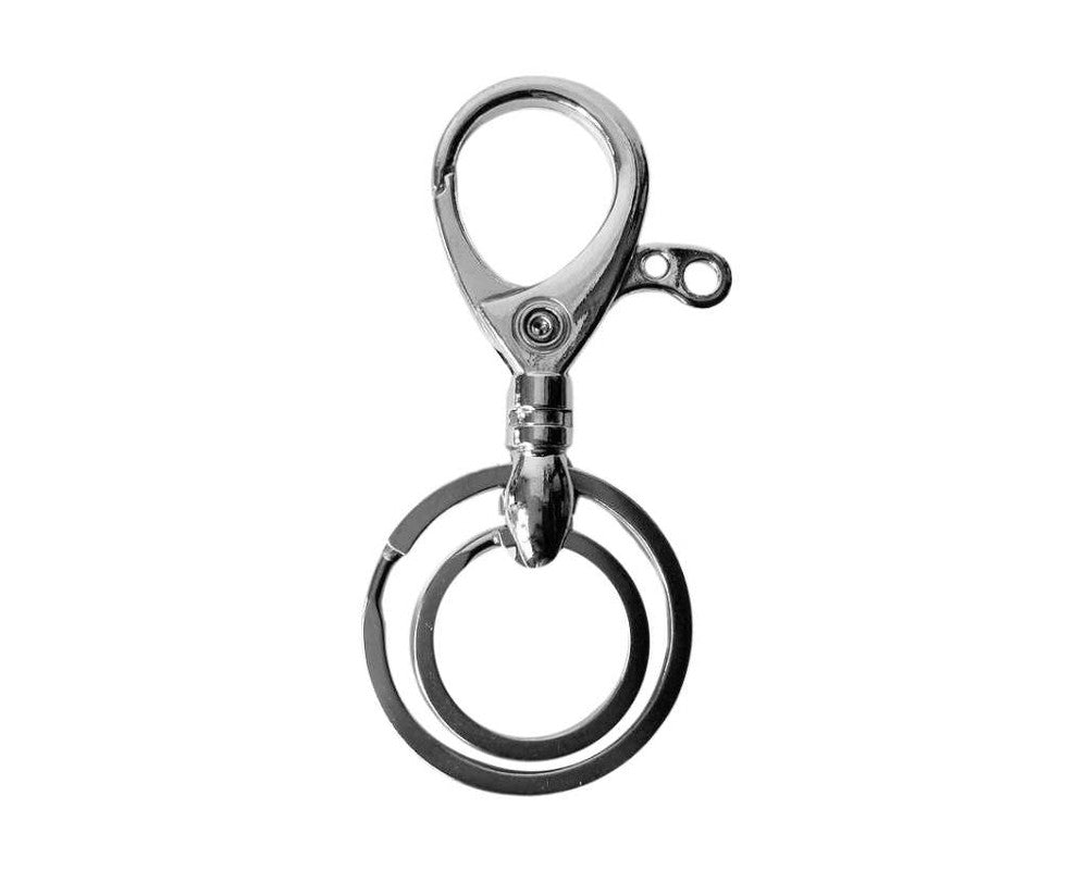 KEYCHAIN PLAIN 2 RINGS – Set of  12