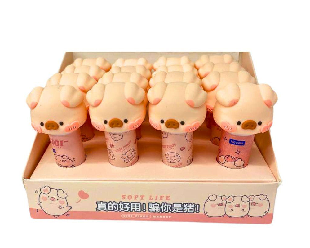 GLUE STICK PIG - Set of 16