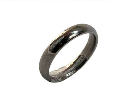 SILVER STAINLESS STEEL RING 4MM – 36 UNITS