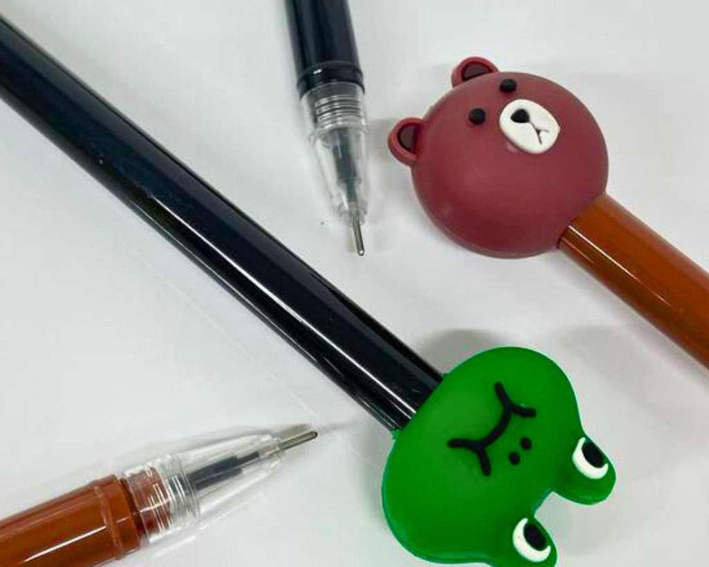 FROG AND BEAR PENS - Set of 12