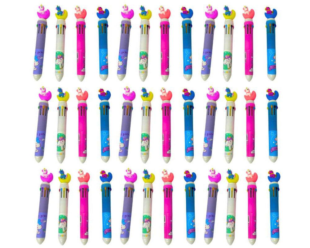 UNICORN ON THE MOON PEN 10 COLORS – Set of  36