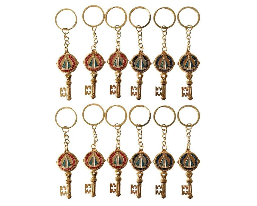 GOLDEN KEYCHAIN WITH APPEARED SYMBOL- Set of 12