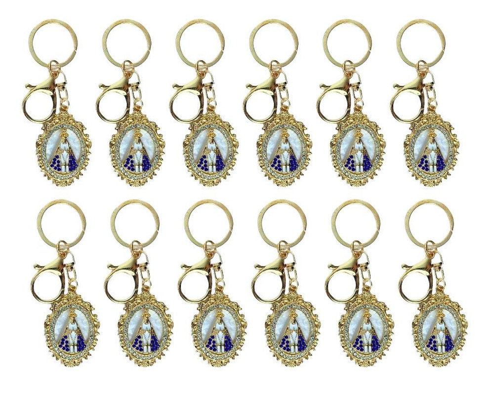 KEYCHAIN O.LADY APPARITION  BLUE  KEYCHAIN – Set of 12